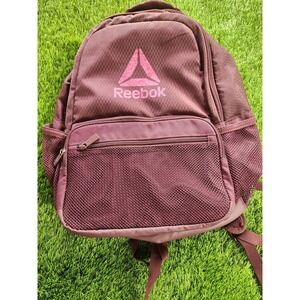 Reebok Red 18" Backpack Soft Case Laptop Compartment Women Daypack Lightweight